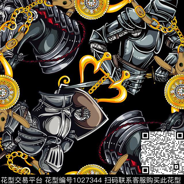 创意马方巾传统印花华亿平台下载（图片编号: 1027344） - 瓦栏（Walan）