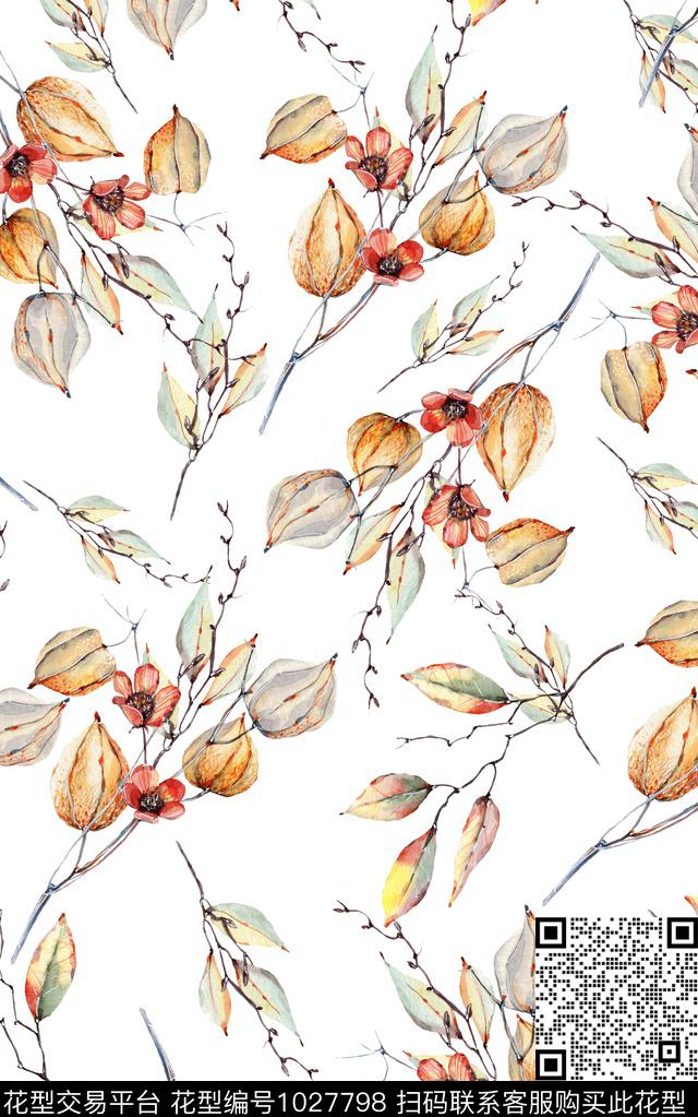 民族风小碎花花卉数码印花华亿平台下载（图片编号: 1027798） - 瓦栏（Walan）