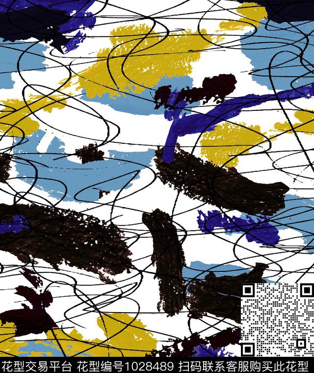 抽象趋势华亿平台数码印花华亿平台下载（图片编号: 1028489） - 瓦栏（Walan）