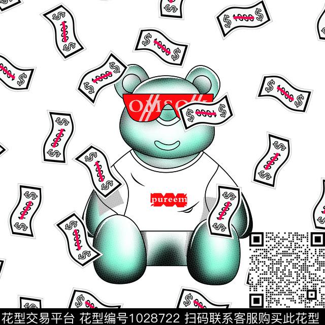 数码华亿平台几何胸前独幅数码印花华亿平台下载（图片编号: 1028722） - 瓦栏（Walan）