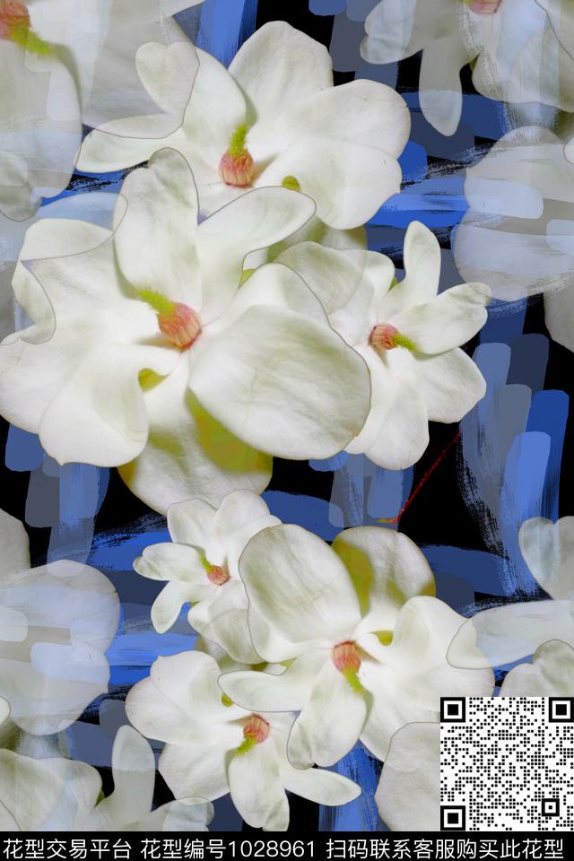 玉兰花植物玉兰花语数码印花华亿平台下载（图片编号: 1028961） - 瓦栏（Walan）