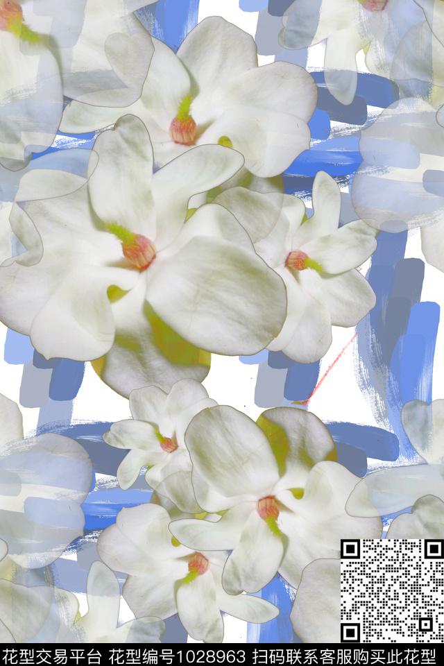 玉兰花植物玉兰花语数码印花华亿平台下载（图片编号: 1028963） - 瓦栏（Walan）