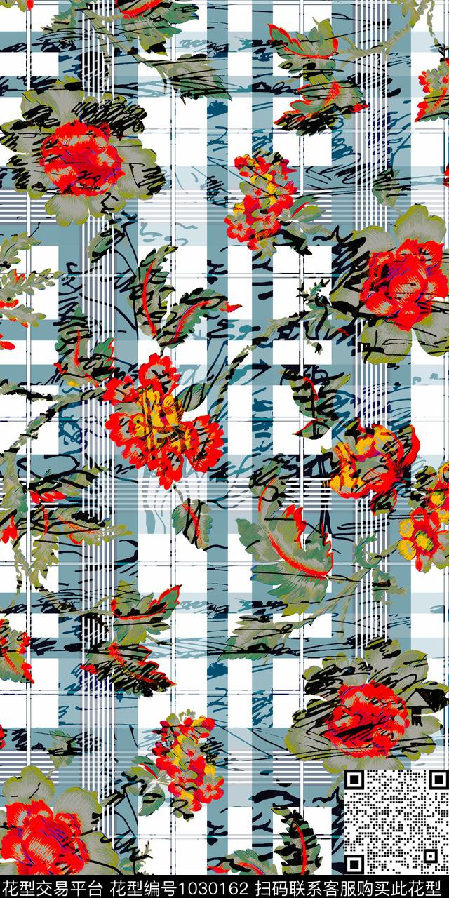 数码华亿平台花卉女装数码印花华亿平台下载（图片编号: 1030162） - 瓦栏（Walan）