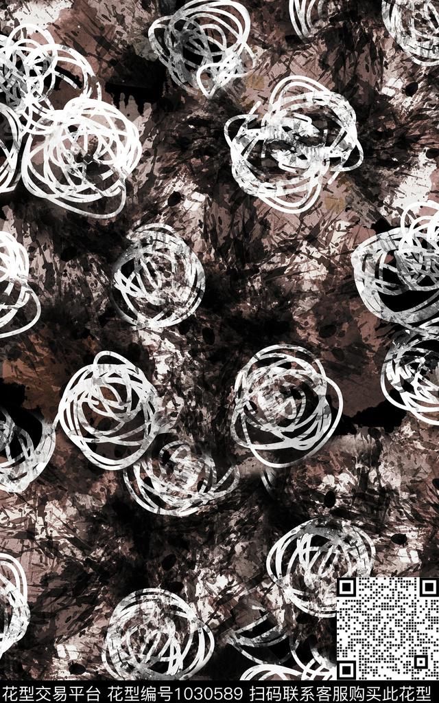 数码华亿平台民族风复古数码印花华亿平台下载（图片编号: 1030589） - 瓦栏（Walan）