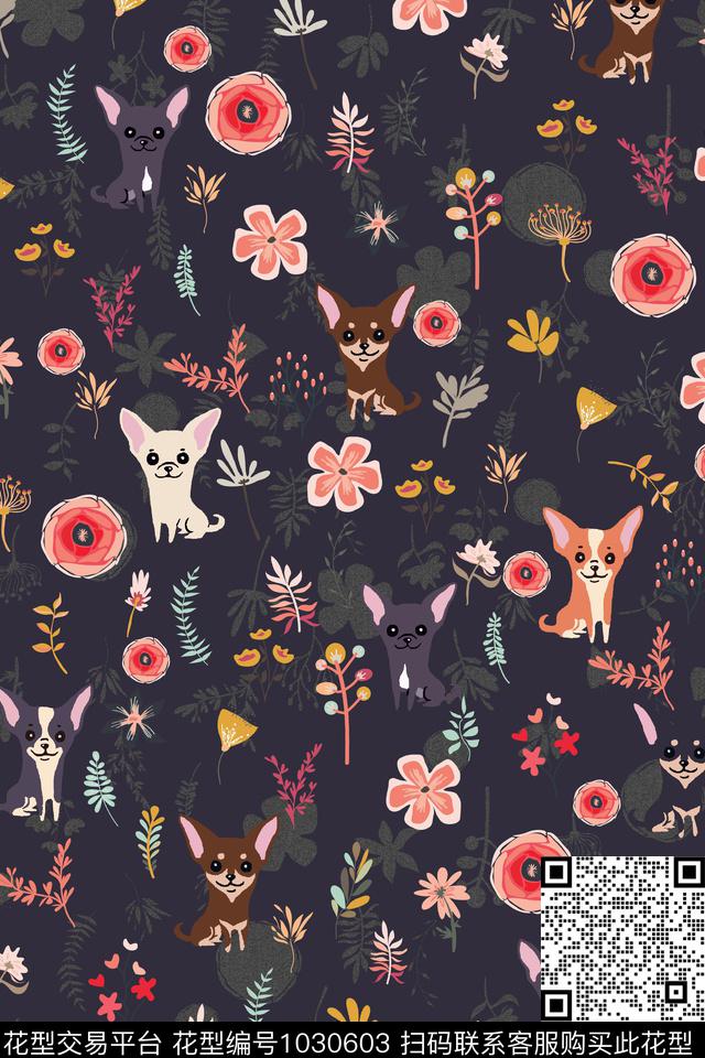 淑女小碎花休闲数码印花华亿平台下载（图片编号: 1030603） - 瓦栏（Walan）