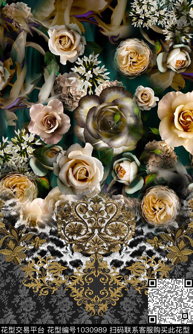 数码华亿平台民族风波西米亚数码印花华亿平台下载（图片编号: 1030989） - 瓦栏（Walan）