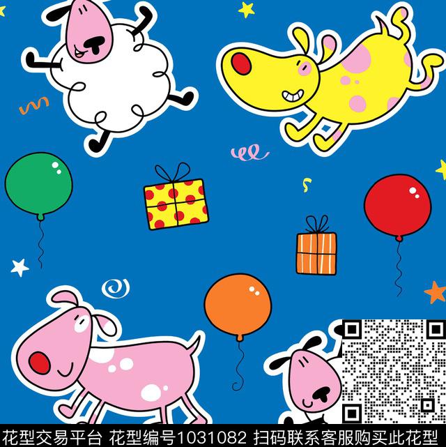 卡通可爱童装传统印花华亿平台下载（图片编号: 1031082） - 瓦栏（Walan）