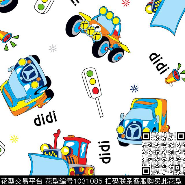 卡通可爱童装传统印花华亿平台下载（图片编号: 1031085） - 瓦栏（Walan）