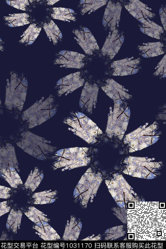 玉兰花风格化花卉玉兰花语数码印花华亿平台下载（图片编号: 1031170） - 瓦栏（Walan）