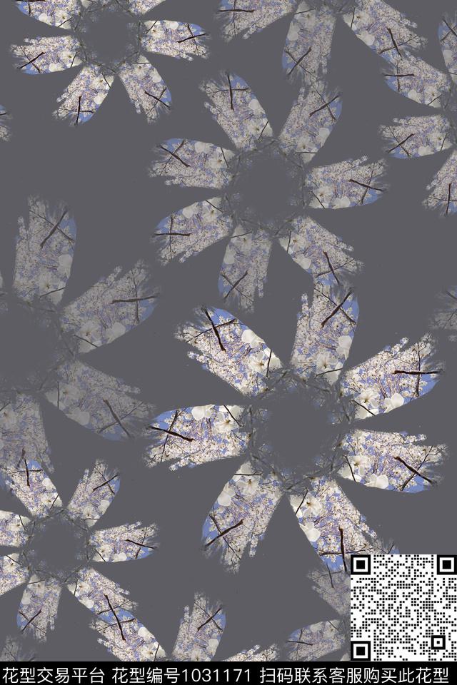玉兰花风格化花卉玉兰花语数码印花华亿平台下载（图片编号: 1031171） - 瓦栏（Walan）