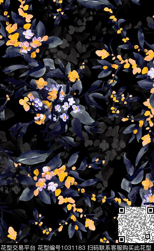 大花数码华亿平台花卉数码印花华亿平台下载（图片编号: 1031183） - 瓦栏（Walan）