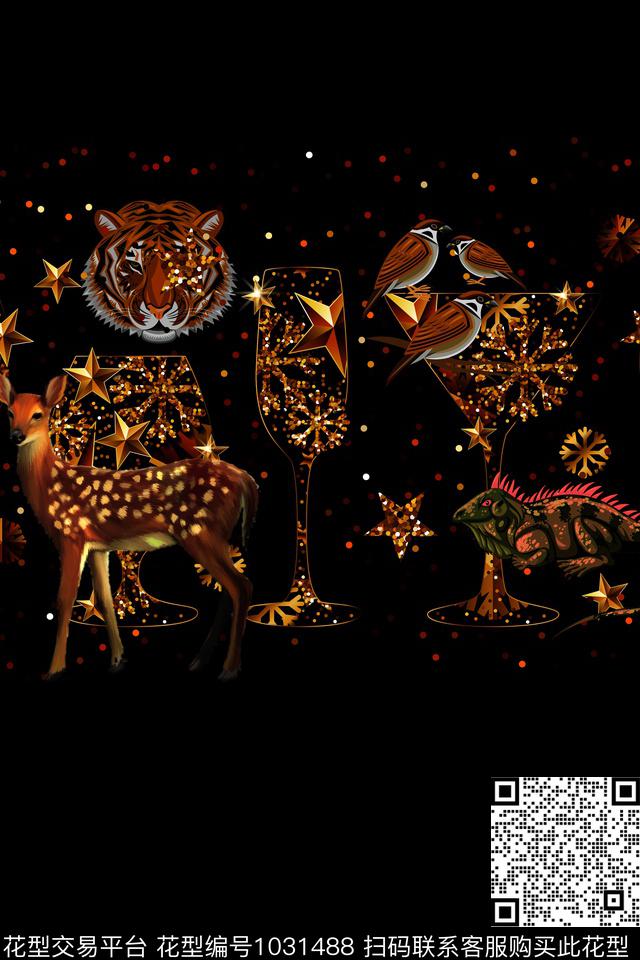 男装定位花花卉数码印花华亿平台下载（图片编号: 1031488） - 瓦栏（Walan）