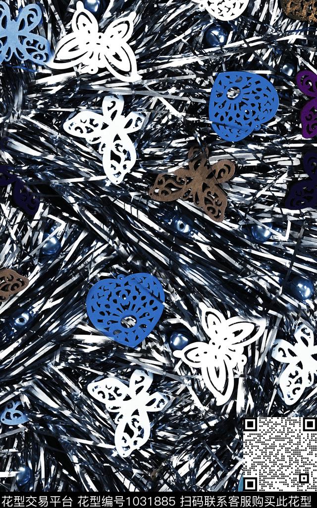 数码华亿平台民族风花卉数码印花华亿平台下载（图片编号: 1031885） - 瓦栏（Walan）