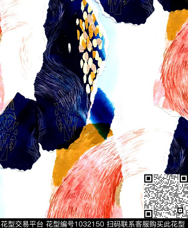 数码华亿平台花卉大牌风数码印花华亿平台下载（图片编号: 1032150） - 瓦栏（Walan）