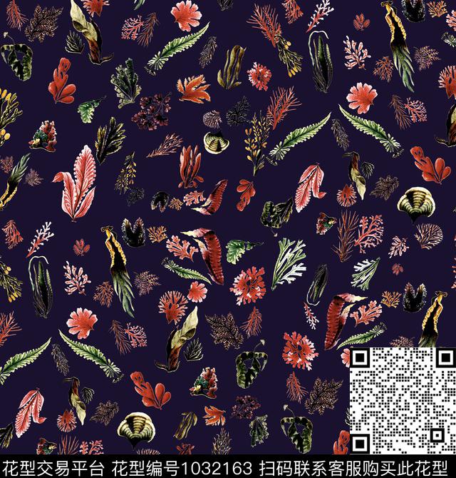 数码华亿平台花卉大牌风数码印花华亿平台下载（图片编号: 1032163） - 瓦栏（Walan）