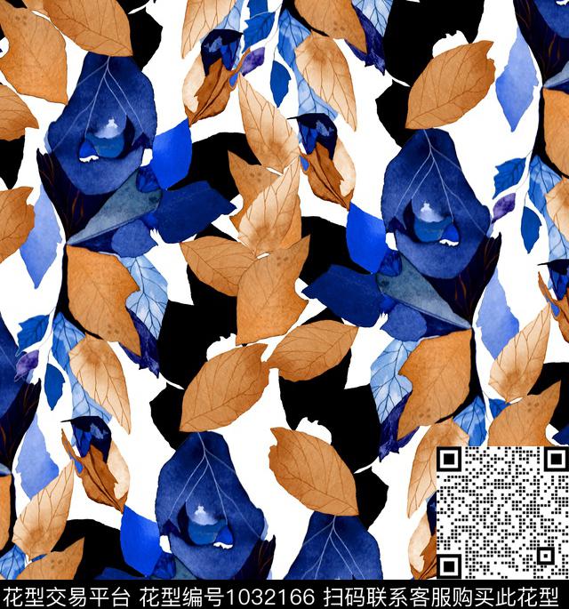 数码华亿平台花卉大牌风数码印花华亿平台下载（图片编号: 1032166） - 瓦栏（Walan）