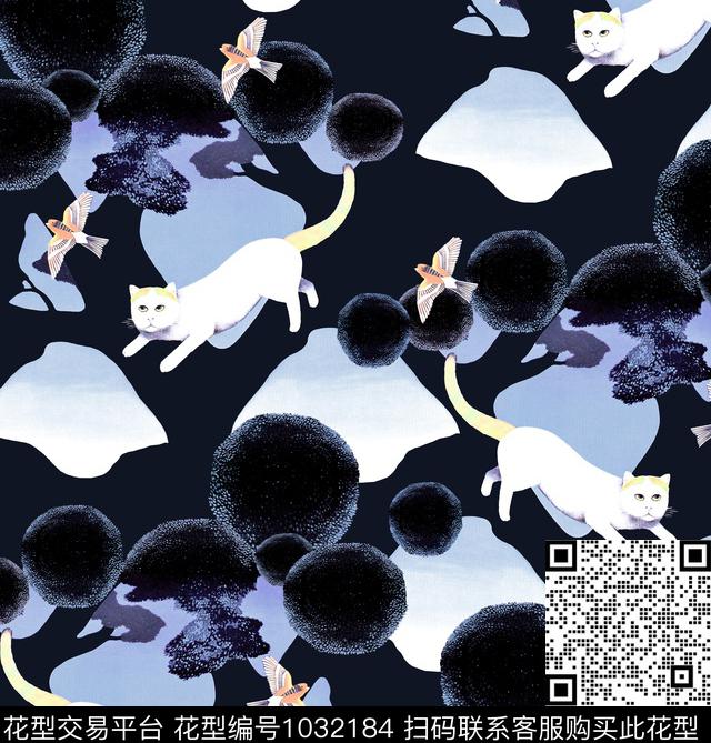 数码华亿平台花卉大牌风数码印花华亿平台下载（图片编号: 1032184） - 瓦栏（Walan）