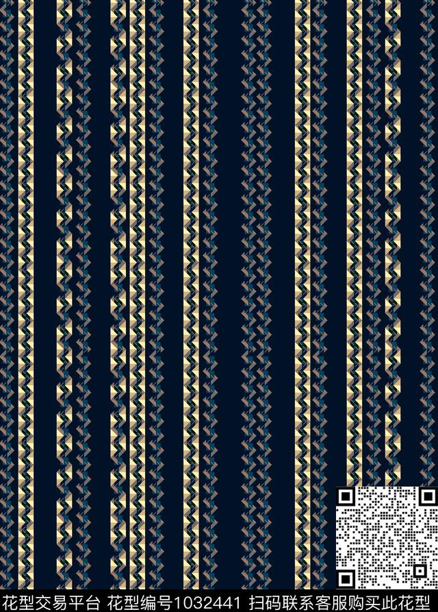 条纹数码华亿平台民族风数码印花华亿平台下载（图片编号: 1032441） - 瓦栏（Walan）