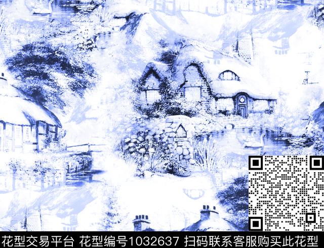 女装数码华亿平台单色印花数码印花华亿平台下载（图片编号: 1032637） - 瓦栏（Walan）