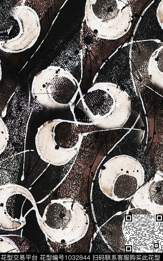 数码华亿平台民族风复古数码印花华亿平台下载（图片编号: 1032844） - 瓦栏（Walan）