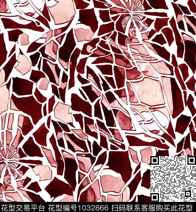 数码华亿平台花卉大牌风数码印花华亿平台下载（图片编号: 1032866） - 瓦栏（Walan）