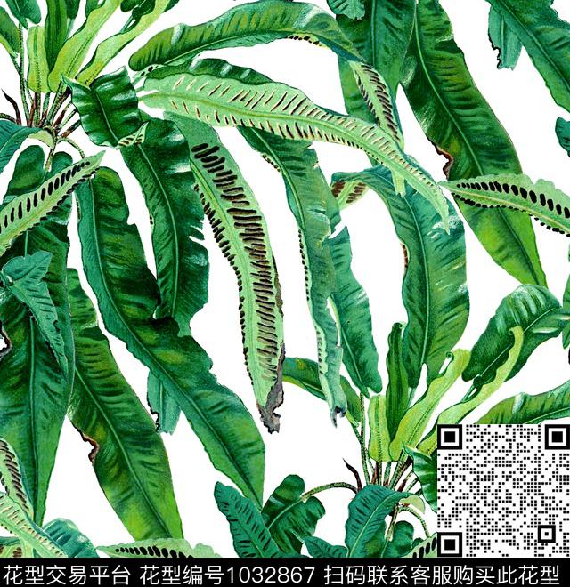 数码华亿平台大牌风热带华亿平台数码印花华亿平台下载（图片编号: 1032867） - 瓦栏（Walan）