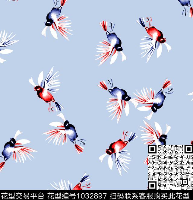 数码华亿平台花卉大牌风数码印花华亿平台下载（图片编号: 1032897） - 瓦栏（Walan）