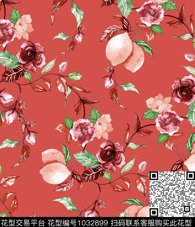 花卉温室花卉香云纱数码印花华亿平台下载（图片编号: 1032899） - 瓦栏（Walan）