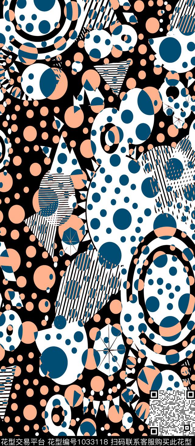 数码华亿平台女装波点数码印花华亿平台下载（图片编号: 1033118） - 瓦栏（Walan）