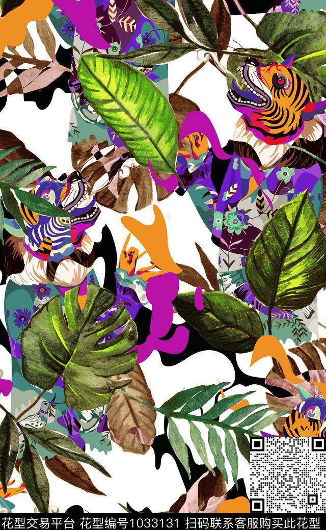 数码华亿平台花卉女装数码印花华亿平台下载（图片编号: 1033131） - 瓦栏（Walan）