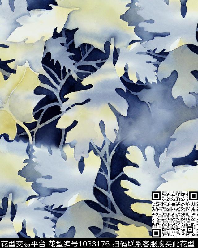 数码华亿平台花卉大牌风数码印花华亿平台下载（图片编号: 1033176） - 瓦栏（Walan）