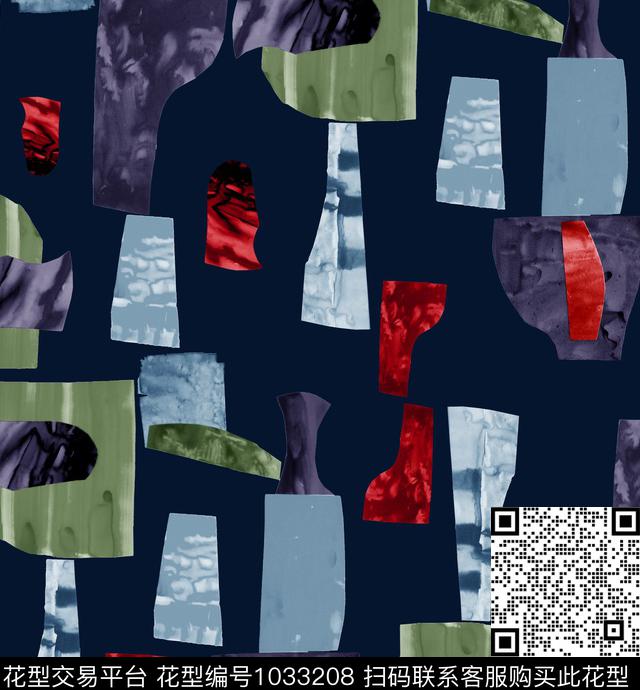 数码华亿平台几何大牌风数码印花华亿平台下载（图片编号: 1033208） - 瓦栏（Walan）