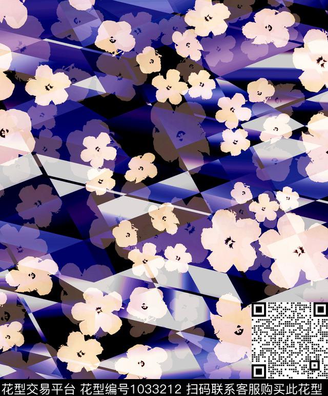 数码华亿平台花卉大牌风数码印花华亿平台下载（图片编号: 1033212） - 瓦栏（Walan）