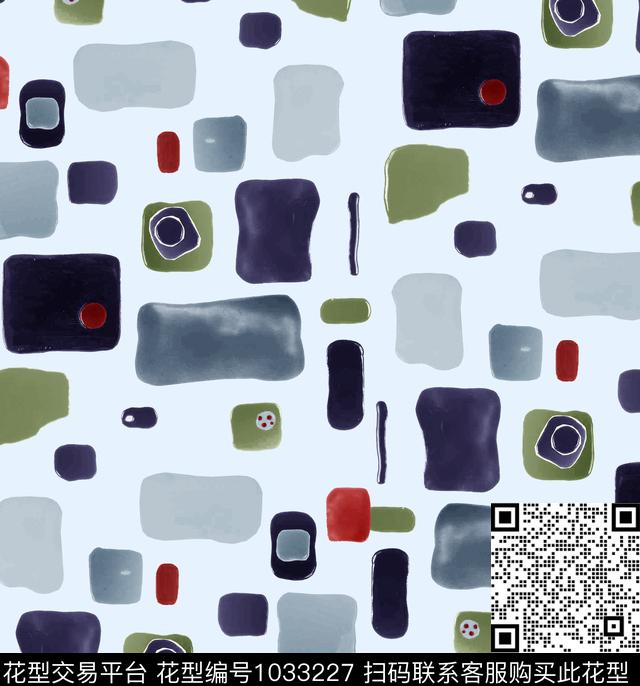 数码华亿平台几何大牌风数码印花华亿平台下载（图片编号: 1033227） - 瓦栏（Walan）