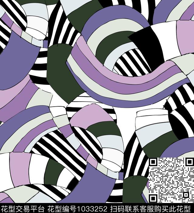 数码华亿平台几何大牌风数码印花华亿平台下载（图片编号: 1033252） - 瓦栏（Walan）