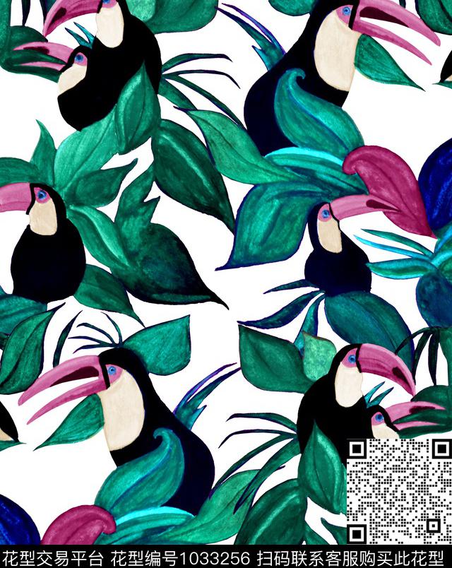 数码华亿平台花卉大牌风数码印花华亿平台下载（图片编号: 1033256） - 瓦栏（Walan）