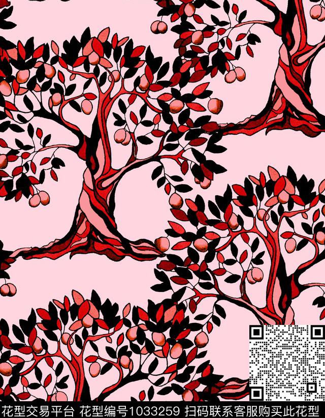 数码华亿平台花卉大牌风数码印花华亿平台下载（图片编号: 1033259） - 瓦栏（Walan）