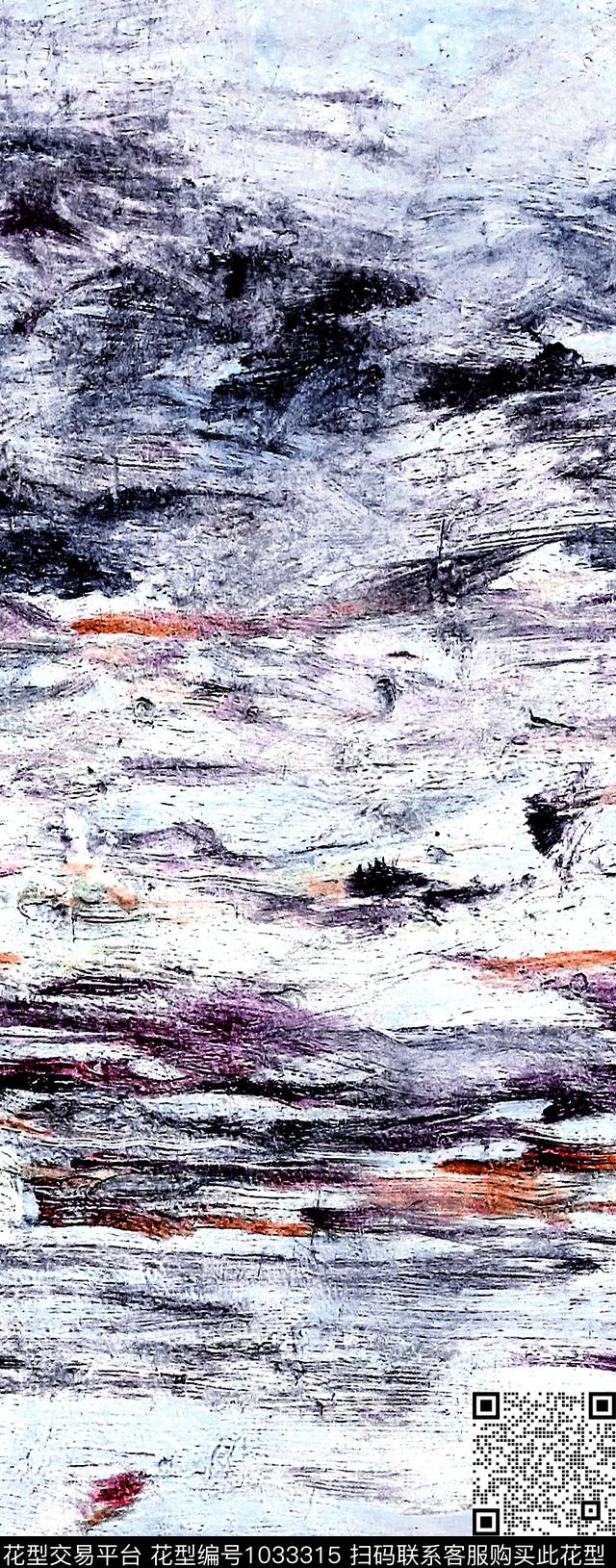 抽象几何大牌风数码印花华亿平台下载（图片编号: 1033315） - 瓦栏（Walan）