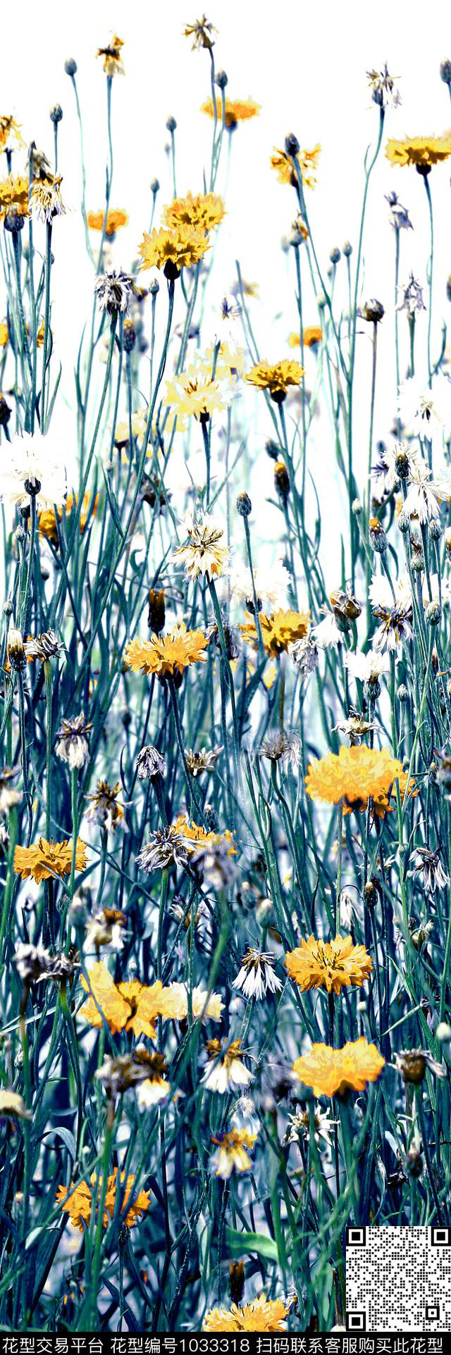 数码华亿平台花卉大牌风数码印花华亿平台下载（图片编号: 1033318） - 瓦栏（Walan）