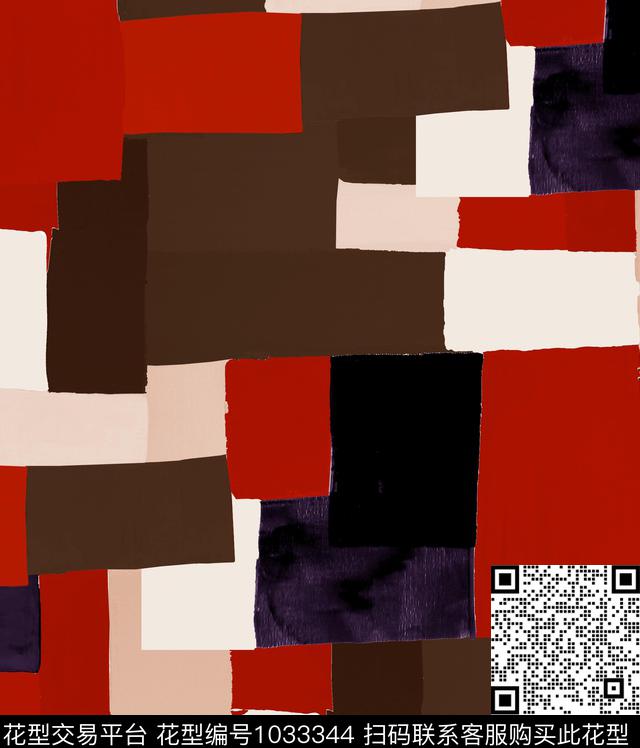 数码华亿平台几何大牌风数码印花华亿平台下载（图片编号: 1033344） - 瓦栏（Walan）