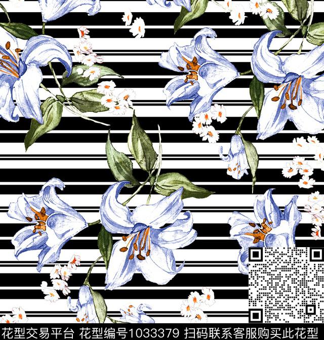 数码华亿平台花卉大牌风数码印花华亿平台下载（图片编号: 1033379） - 瓦栏（Walan）