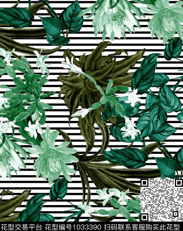 数码华亿平台花卉大牌风数码印花华亿平台下载（图片编号: 1033390） - 瓦栏（Walan）