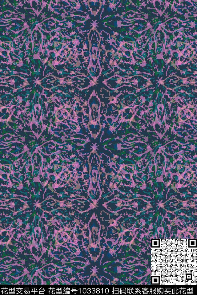 迷彩径庭迷彩抽象数码印花华亿平台下载（图片编号: 1033810） - 瓦栏（Walan）