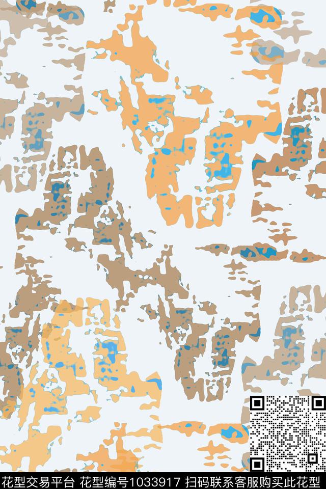 抽象径庭迷彩男装休闲花卉数码印花华亿平台下载（图片编号: 1033917） - 瓦栏（Walan）