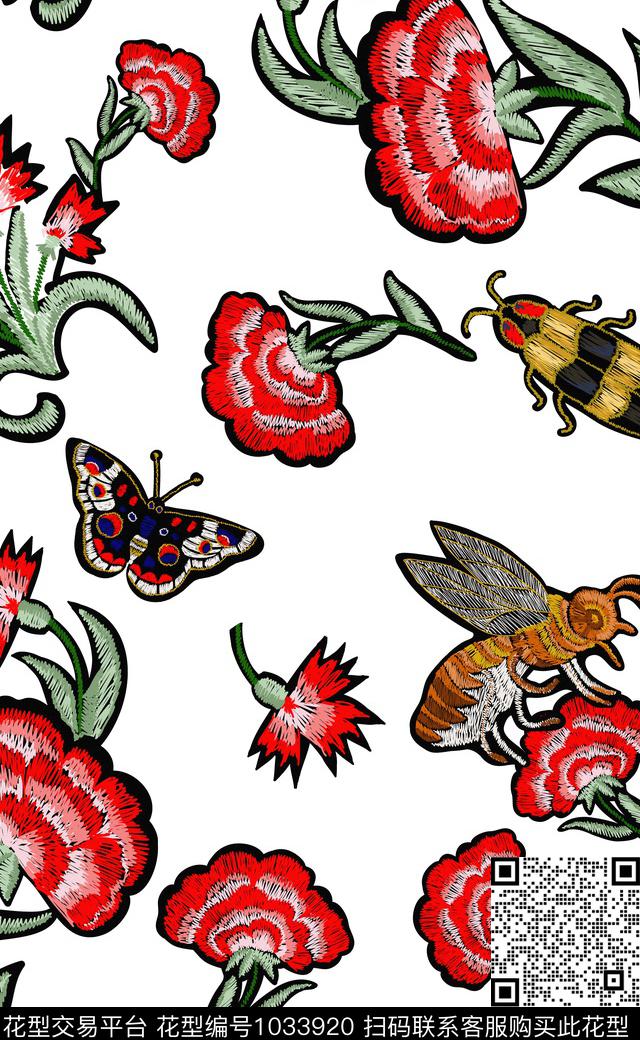 数码华亿平台花卉女装数码印花华亿平台下载（图片编号: 1033920） - 瓦栏（Walan）