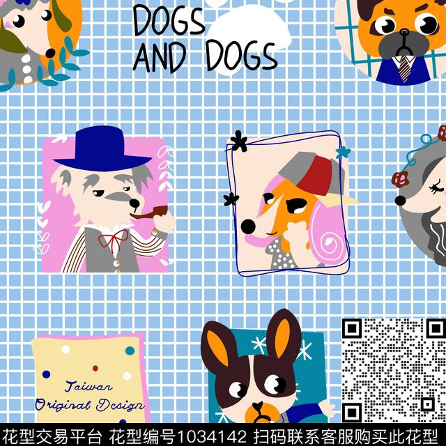 卡通可爱童装传统印花华亿平台下载（图片编号: 1034142） - 瓦栏（Walan）