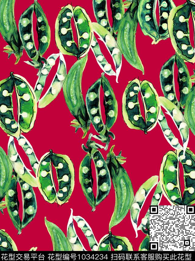数码华亿平台花卉大牌风数码印花华亿平台下载（图片编号: 1034234） - 瓦栏（Walan）