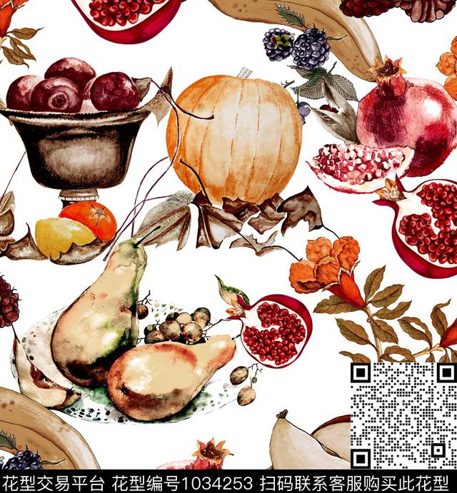 数码华亿平台花卉大牌风数码印花华亿平台下载（图片编号: 1034253） - 瓦栏（Walan）