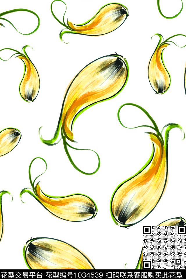 抽象休闲大牌风数码印花华亿平台下载（图片编号: 1034539） - 瓦栏（Walan）