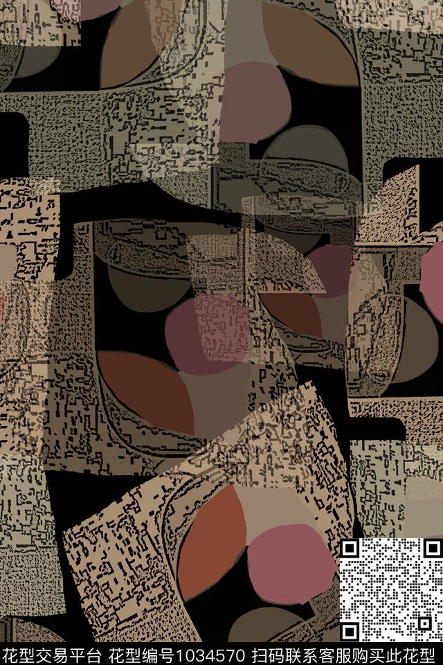 径庭迷彩男装休闲花卉抽象数码印花华亿平台下载（图片编号: 1034570） - 瓦栏（Walan）